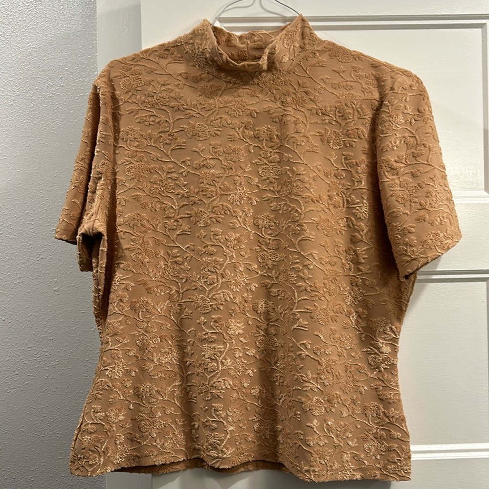 Christie and Jill Gold Top